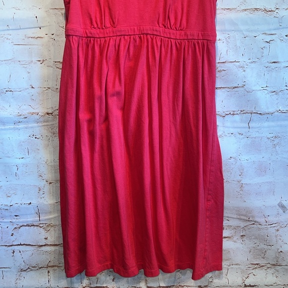 Loft Dress Womens Medium Sleeveless Babydoll Style Pink Scoop Neck casual sun - Picture 3 of 10
